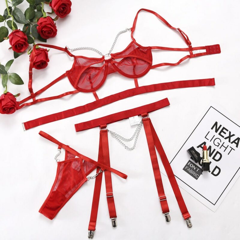 Chained Up Lingerie Set Sissylover