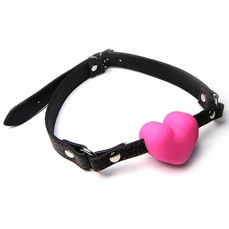 Submissive Sissy Heart Mouth Gag Sissylover