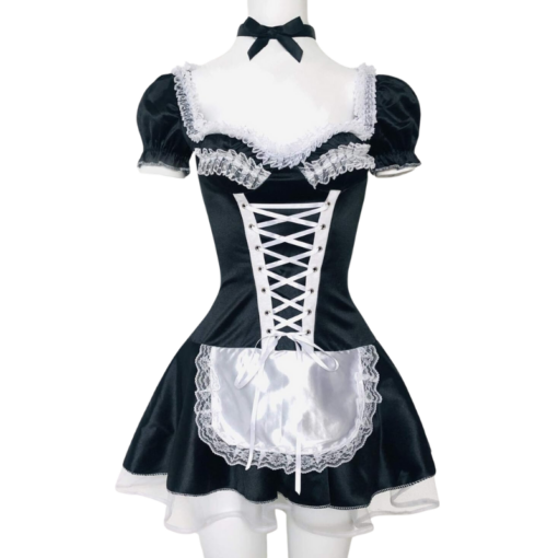 French Sissy Maid Cosplay