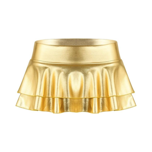 Metallic Mini Skirt - Image 3