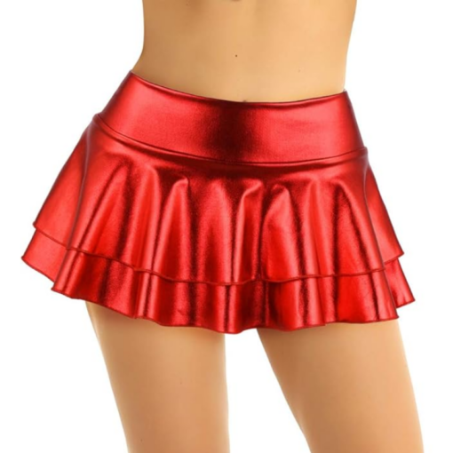 Metallic Mini Skirt - Image 6