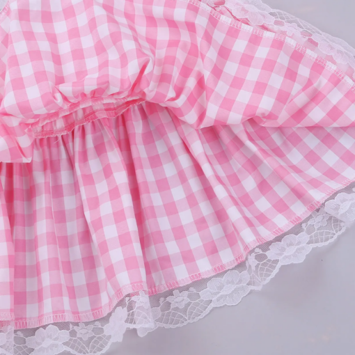 Sissy A-Line Gingham Skirt - Image 6