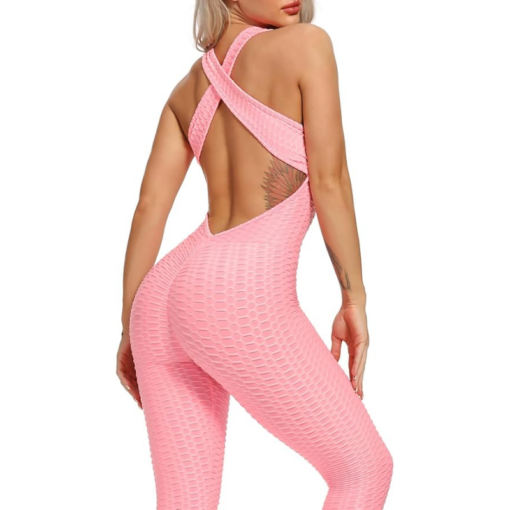 Sexy Backless Yoga Romper