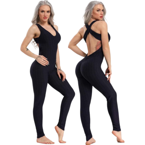 Sexy Backless Yoga Romper - Image 5