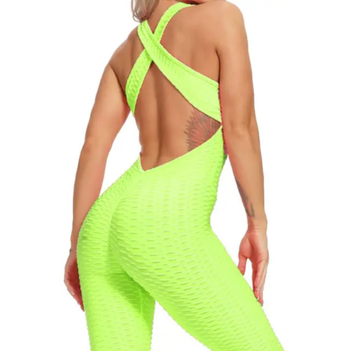 Sexy Backless Yoga Romper - Image 3