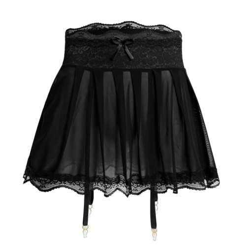 Sheer Ruffly Mini Skirt - Image 2