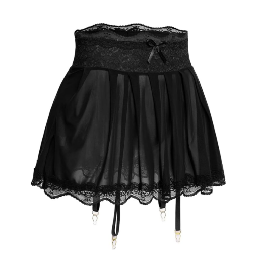 Sheer Ruffly Mini Skirt - Image 3