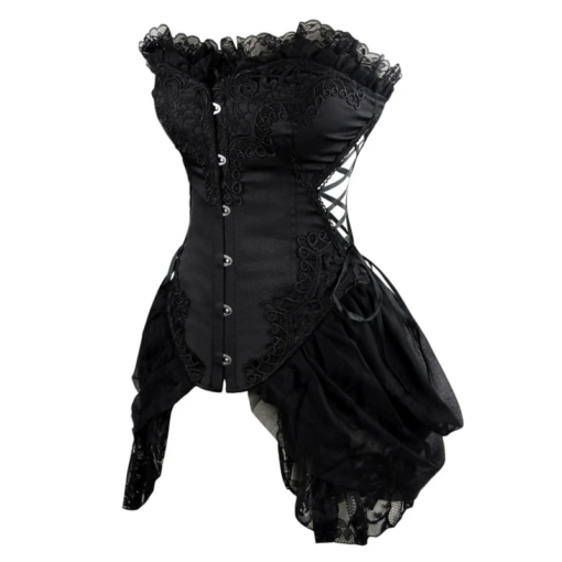 Swallow Tail Burlesque Corset Dress - Image 2