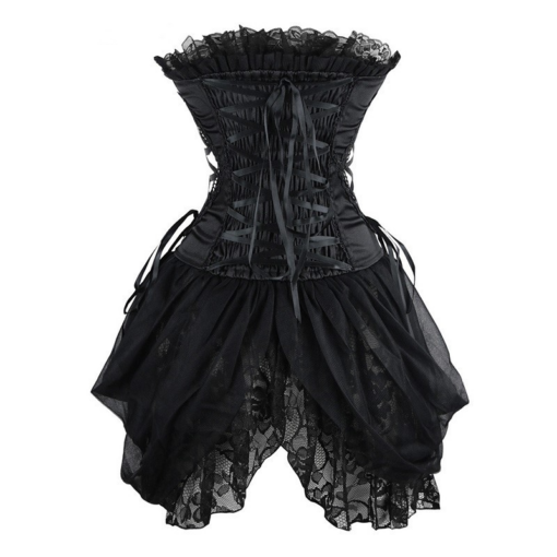 Swallow Tail Burlesque Corset Dress - Image 3