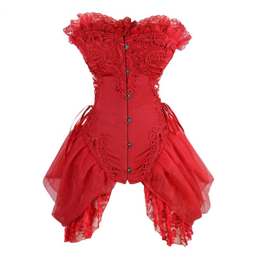 Swallow Tail Burlesque Corset Dress - Image 4