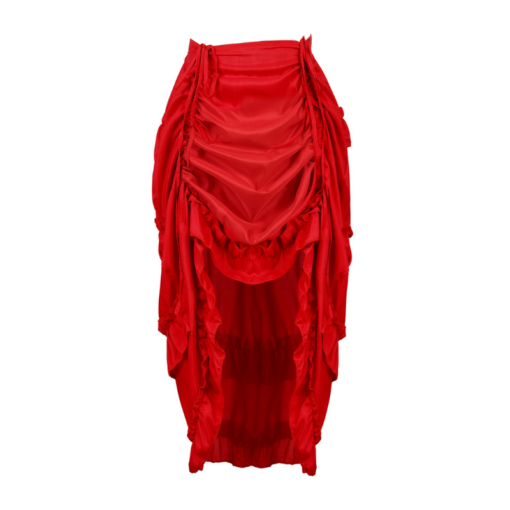 Victorian Ruched High-Low Skirt - Image 11