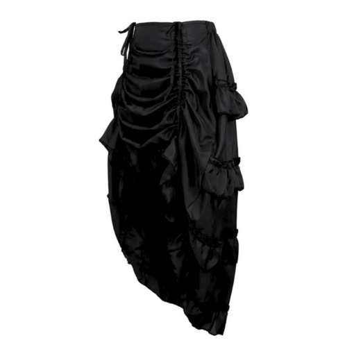 Victorian Ruched High-Low Skirt - Image 2