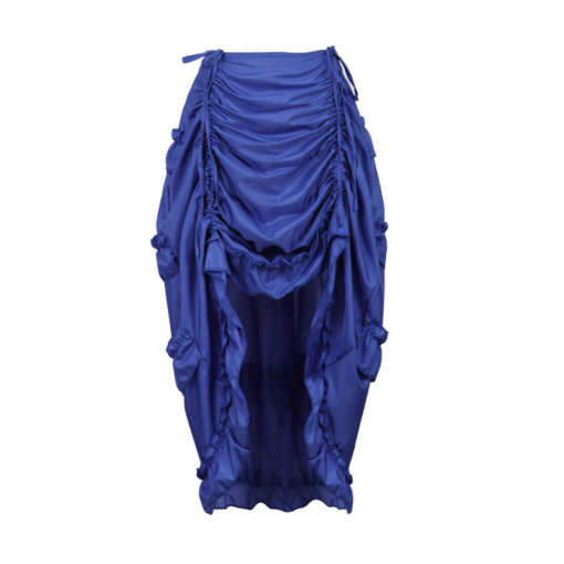 Victorian Ruched High-Low Skirt - Image 4