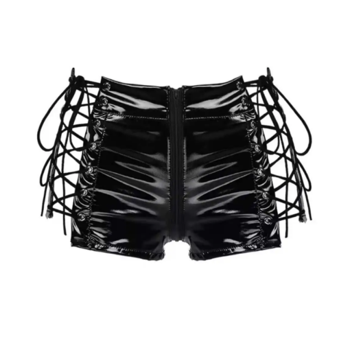 Lace-Up Corset Shorts - Image 3