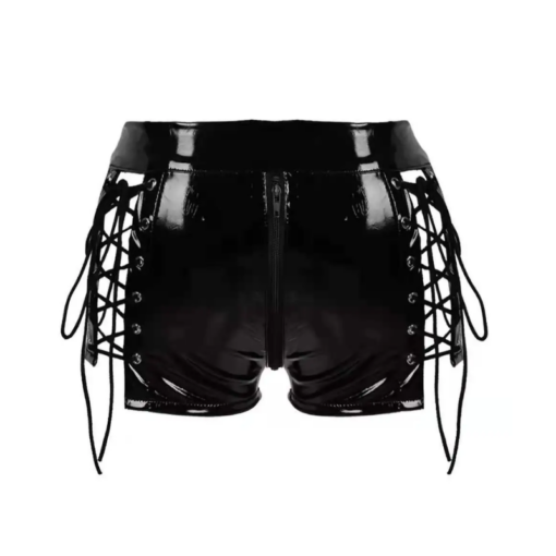 Lace-Up Corset Shorts - Image 4