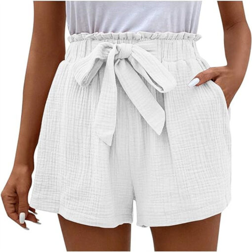 Bow Tie-Waist Shorts - Image 5