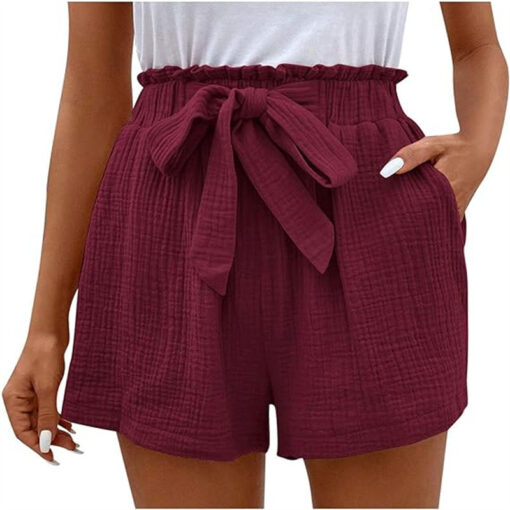 Bow Tie-Waist Shorts - Image 6