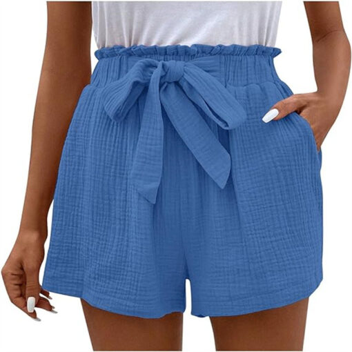 Bow Tie-Waist Shorts - Image 3