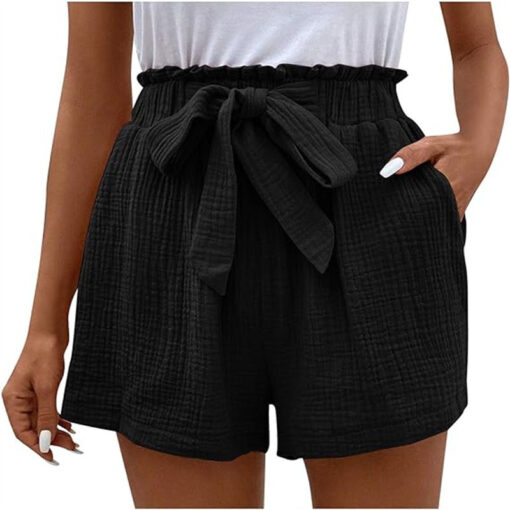 Bow Tie-Waist Shorts - Image 2