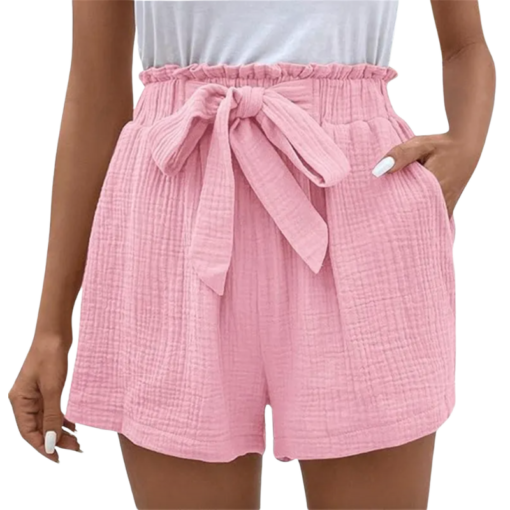 Bow Tie-Waist Shorts